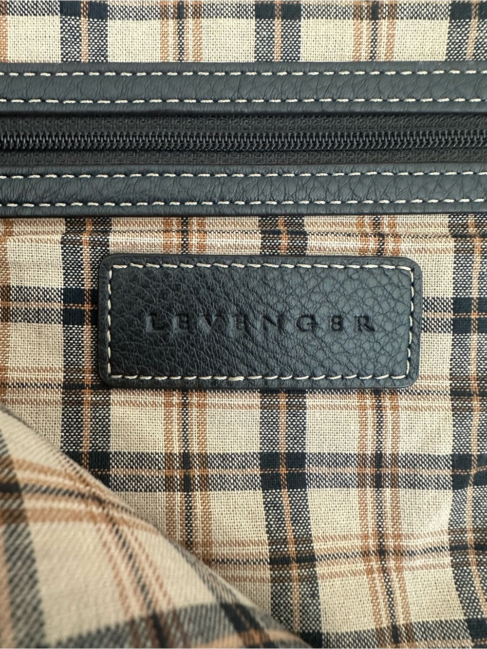 Levenger brown leather breifolio